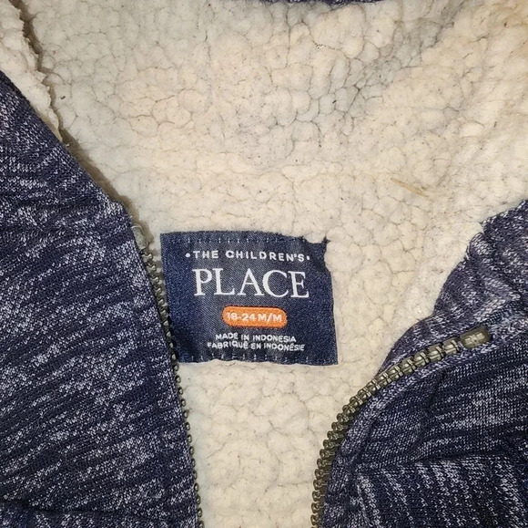 TCP lined zippered hoodie 18-24mos - Picture 2 of 3